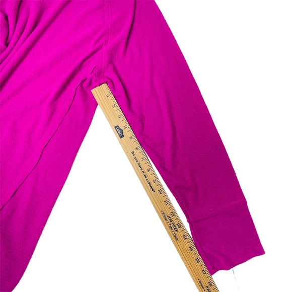 Wildfox Haley Elderberry Pink Brushed V-Neck Tunic Top Size XXL - Picture 9 of 10